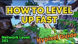 How To Level Up FAST On Hypixel NO BOOSTERS 2022 [upl. by Atrice]