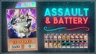 ASSAULT AND 🅱ATTERY  Batteryman Deck YuGiOh Duel Links [upl. by Riocard]