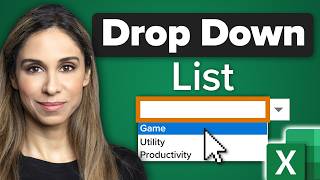 Create SMART Drop Down Lists in Excel with Data Validation [upl. by Aenahs]