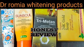 Dr romia whitening products honest reviewremove dark spots pigmentation in7 days 😊 [upl. by Valentia]