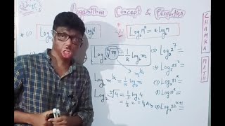 Basic properties Logarithm amp examples for 11th12thJee MainNDA L3 [upl. by Eylrahc797]