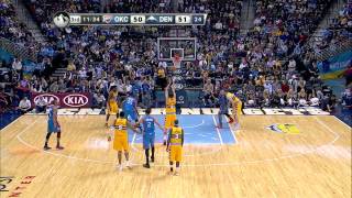 Danilo Gallinari vs Oklahoma City Thunder  Jan 20th 2013 [upl. by Lovich]