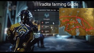 How to farm Iradite quickly in warframe plains of eidolon speed run guide [upl. by Pittel]