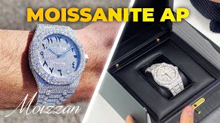 Moissanite AP Royal Oak unboxing and review from Moizzan [upl. by Nikaniki377]