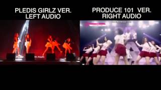 PLEDIS GIRLZ VS PRODUCE 101 BANG [upl. by Theola766]