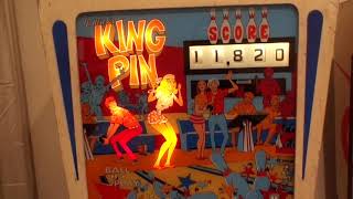 Gottlieb King Pin Dr Daves Pinball Restorations [upl. by Eocsor823]