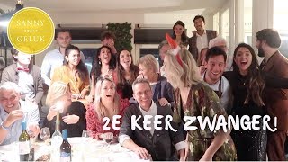 2e keer zwanger Zo vertelden we het aan familie  Sanny zoekt Geluk [upl. by Ariayek]