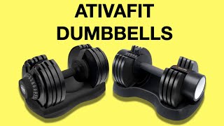 Ativafit Adjustable Dumbbells Review HOME GYM DUMBBELLS [upl. by Akselav]