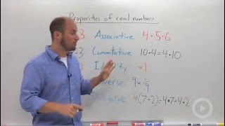 Properties of Real Numbers [upl. by Natsirk]