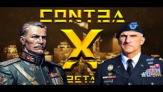 Contra X BETA Russia Futuristic General vs USA Boss Hard NoLimitSuperweapon [upl. by Burkle]