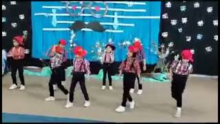 Rolly Polly up up Group Dance  Little School Kids Performing  Roly Poly Song  Kids Beacon [upl. by Yorle4]