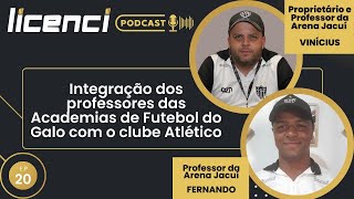 LICENCI ESPORTES ep20 Integração professores das Academias de Futebol do Galo com o clube Atlético [upl. by Aoniak]