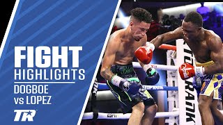 Relive The Unbelievable Punches from Isaac Dogboe amp Lopez  2021 Fight of the Year  FIGHT HIGHLIGHT [upl. by Neall]