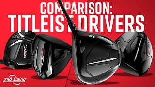 Titleist Drivers Comparison  Titleist TSR2 vs TSi2 vs TS2 vs 917 D2 [upl. by Rubetta]