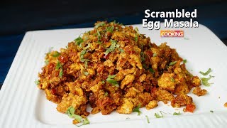 Scrambled Egg Masala  Home Cooking [upl. by Neyud]