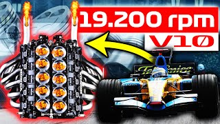 La era Dorada de los MOTORES V10 💥 ¿Cómo giraban a 20000 RPM ¿MEJOR SONIDO que los V12  F1 [upl. by Anoid]