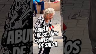 Abuela de 80 años Campeona en SALSA en Lima Perú 2024 [upl. by Haliled306]