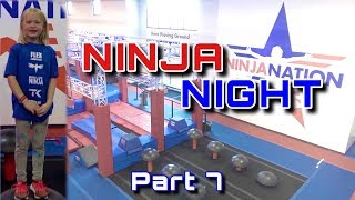 when she Runs at Ninja Night in her Final Runs in the 67 Age Group 1st 2nd 1st  Part 7 [upl. by Xxam]