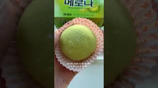 melona ice cream mochi  EASY homemade recipe shorts [upl. by Orimar]