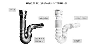 CABEL SIFONES EXTENSIBLES UNIVERSALES [upl. by Aerdnna]