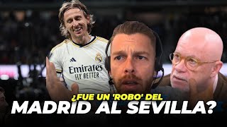 😳 ¿ROBO DEL REAL MADRID AL SEVILLA  Saltan chispas en el debate de SportPlus [upl. by Nylarac]