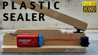 How to make Plastic Bag Heat Sealer Machine easy [upl. by Leiad]