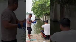 Net fishing vs fishing rod fishing netsfishing fishingwithnet [upl. by Cuthbertson692]