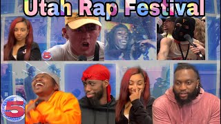 Utah Rap Festival Channel 5 Reaction [upl. by Edita]