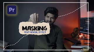 Text Reveal Effect Simple Method  Masking in Premiere pro [upl. by Ottinger]