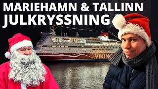 Annorlunda julkryssning till Mariehamn och Tallinn med Gabriella  Viking Line 4K [upl. by Sidonius]