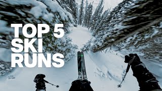 My Top 5 Ski Runs of 2023  GoPro POV 4K [upl. by Eelrehpotsirhc]