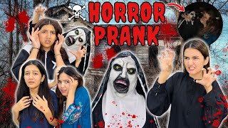 Scary Horror prank on my family  finally sab sy badla ly liya  Hira Faisal  Sistrology [upl. by Mayrim]