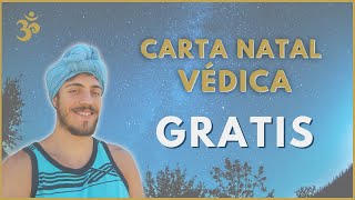 Calcula tu Carta Natal totalmente GRATIS con este Método  Astrología Védica [upl. by Yrmac]