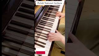 Polish National Anthem shorts piano nationalanthem poland [upl. by Durwyn]