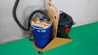 2 Ways To Make DIY Cyclone for workshop  Classic Dust collector VS Thien Cyclone Separator [upl. by Rennug]