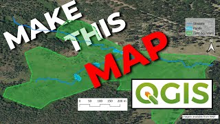 How to Make a Map with QGIS its EASY [upl. by Airaet]