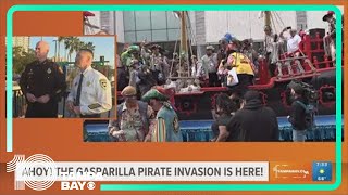 Gasparilla is here in Tampa Hear from Chief Bercaw Sheriff Chronister [upl. by Ramirol]