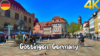 Göttingen Germany walking tour 4K  A beautiful German city [upl. by Lavena]