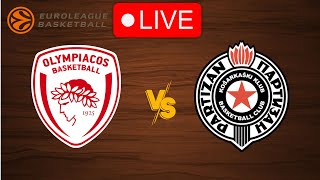 🔴 Live Olympiakos vs Partizan  EuroLeague 20232024  Live Play by Play Scoreboard [upl. by Bryner765]