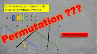 Permutation  Vorzeichen  Produkt von Transpositionen Verknüpfungen  Inverses [upl. by Arhna354]