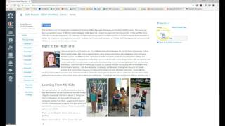 An example ePortfolio in Canvas [upl. by Lazor]