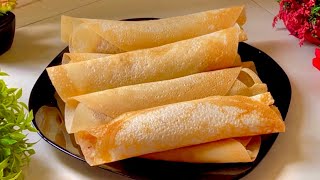 মচমচে শাহী পাটিসাপটা পিঠা Crispy Patishapta Pitha  চালের গুঁড়ার ক্ষীরসা পাটিসাপটা পিঠা রেসিপি [upl. by Brok]