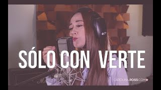 Sólo con verte  Banda MS Carolina Ross cover En Vivo Sesión Estudio [upl. by Hsiekal]