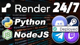 Host your app 247 with Render Free and Unstable [upl. by Leind]