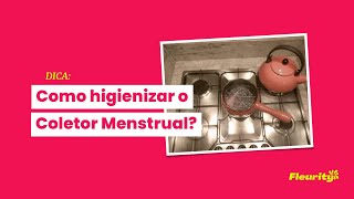 Como higienizar o Coletor Menstrual [upl. by Anirual238]