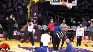 Isaiah Stewart Working Out At Pistons Practice Before Taking On LeBron amp The Lakers HoopJab NBA [upl. by Dicks]