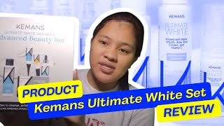 KEMANS Advanced Ultimate White Pit Solutions Set  Skin Care Review  0311 [upl. by Ynatterb]