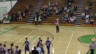 JV Triton Trojan Basketball at Bremen 2232016 [upl. by Busey934]