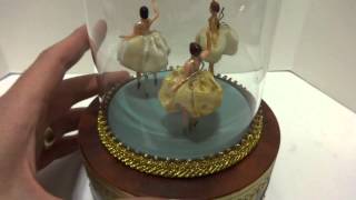 Triple dancing ballerina music box [upl. by Mavra]