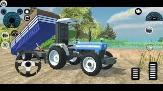 Welcome To Indian Tractor Simulator 2 Game And Driving To New Holland 4x4 Tractor Gameplay [upl. by Evad]